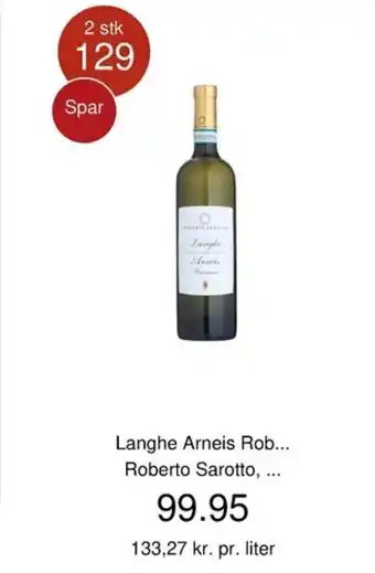 Langhe Arneis Rob Roberto Sarotto