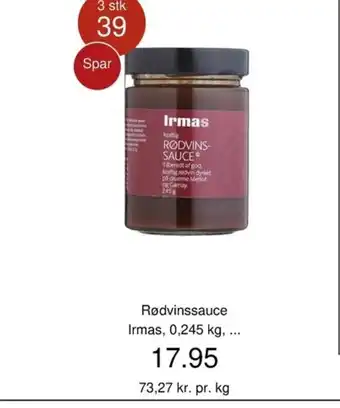 Coop.dk MAD Rødvinssauce Irmas tilbud