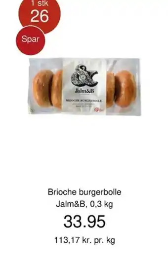 Coop.dk MAD Brioche burgerbolle Jalm&B tilbud