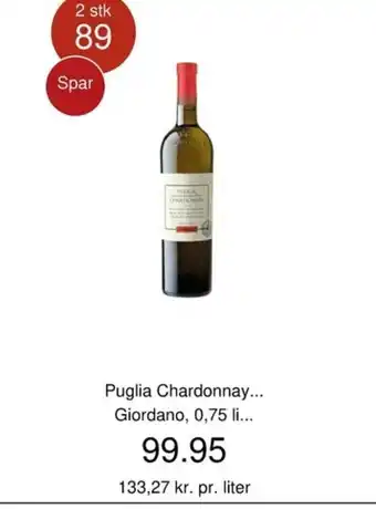 Puglia Chardonnay Giordano