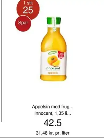 Appelsin med frug Innocent