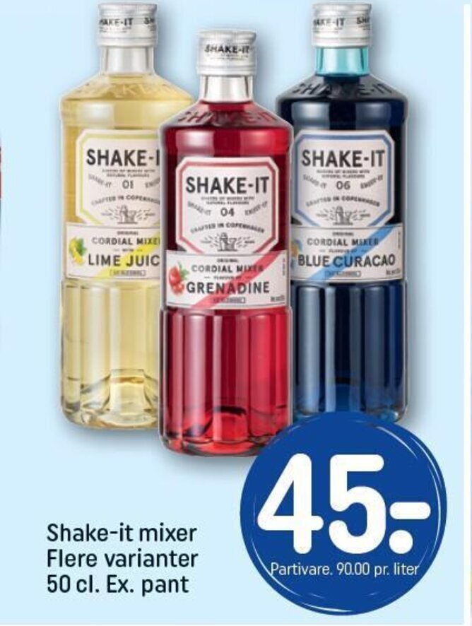 Shakeit mixer Flere varienterr tilbud hos Rema 1000