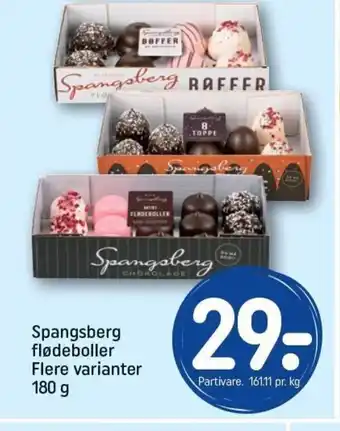 REMA 1000 Spansberg flødeboller Flere varianter tilbud