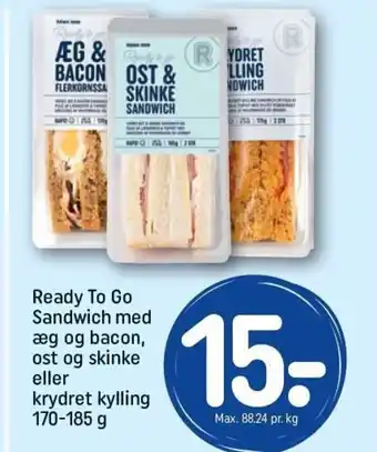 REMA 1000 Ready to Go Sandwich med tilbud