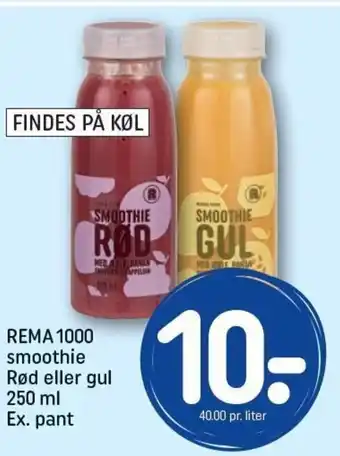 REMA 1000 Rema 1000 Smoothie Rød eller gul tilbud