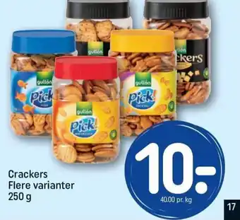 REMA 1000 Crackers Flere varianter tilbud