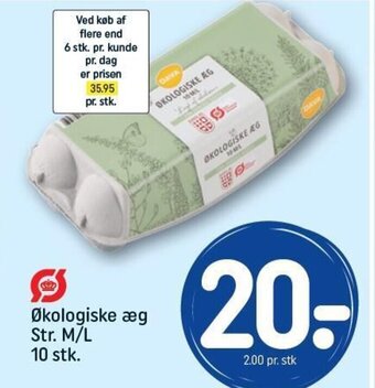 REMA 1000 Økologiske æg tilbud