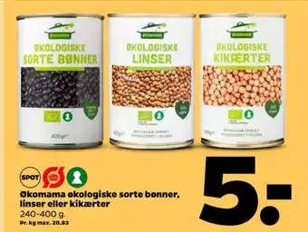 Netto Økomama kikærter tilbud