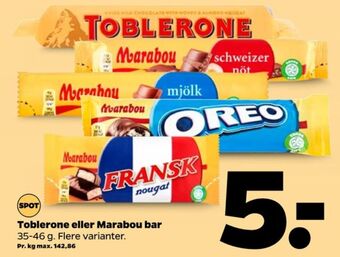 Netto Toblerone chokolade tilbud