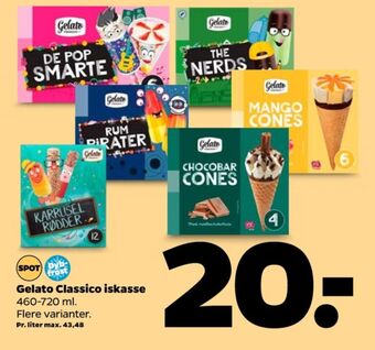 Netto Gelato classico isvafler tilbud