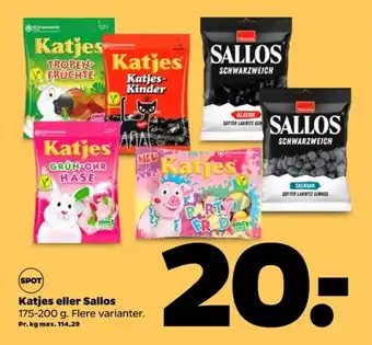 Netto Sallos bolsjer salmiak tilbud