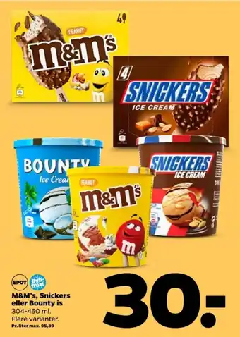 Netto M&ms ispinde tilbud
