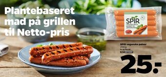 Spir vegetarpølser