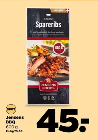 Netto Jensens spareribs tilbud