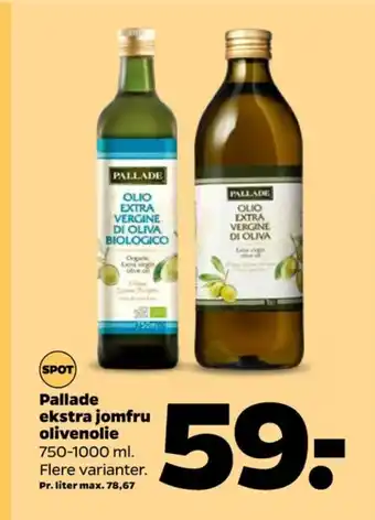 Netto Pallade olivenolie tilbud