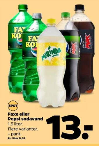 Netto Faxe kondi sportssodavand tilbud