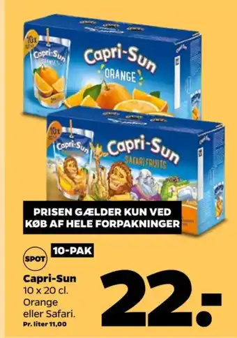 Netto Capri-sun juice tilbud