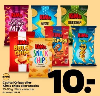 Netto Kims chips tilbud