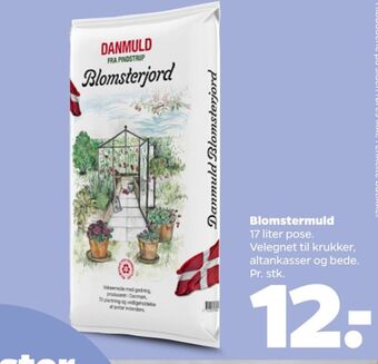 Danmuld blomsterjord