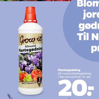 Netto Grow it plantenæring tilbud