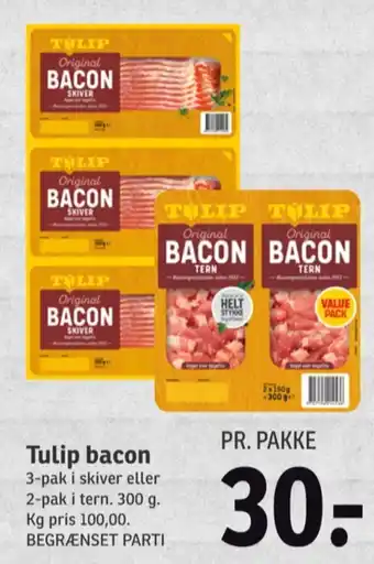 SPAR Tulip bacontern tilbud