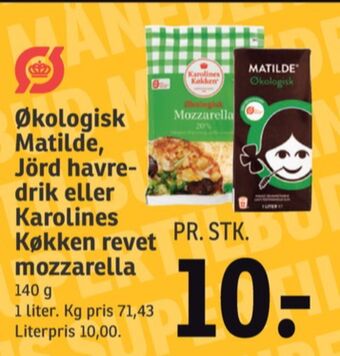 SPAR Karolines revet ost mozzarella tilbud