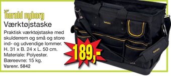 Harald Nyborg Værktøjstaske tilbud
