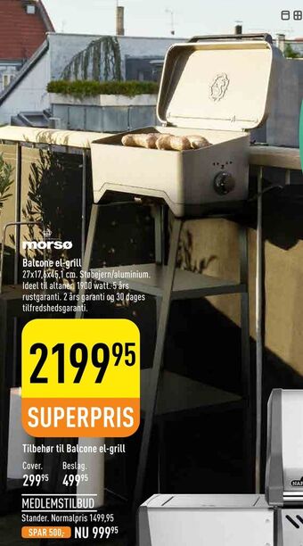 Imerco Balcone el-grill tilbud
