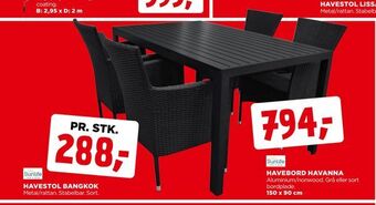 jem & fix Havestol bangkok tilbud