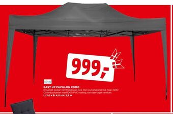 jem & fix Easy up pavillon como tilbud