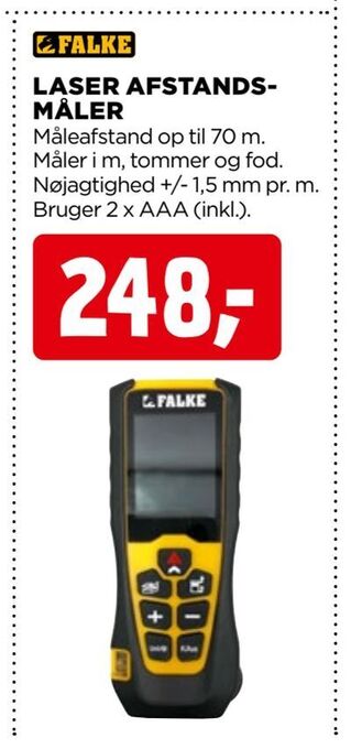 Laser afstandsmåler