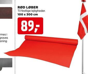 Rød løber