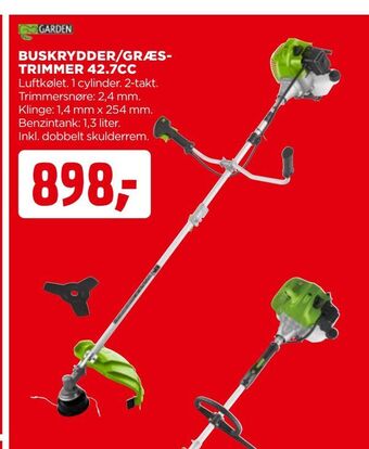 Buskrydder/græstrimmer 42,7cc