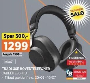 Power Trådløse hovedtelefoner tilbud