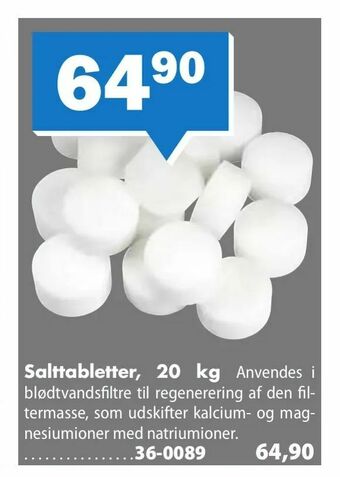 Biltema Salttabletter, 20 kg tilbud