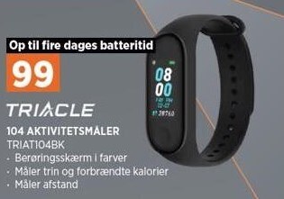 Power 104 aktivitetsmåler tilbud