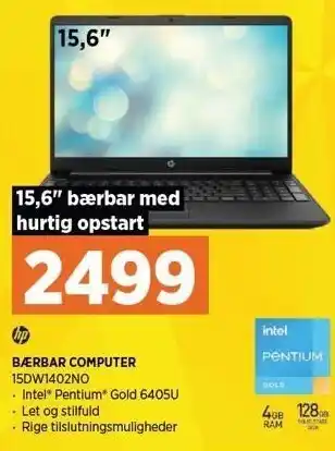 Bærbar computer 15,6"