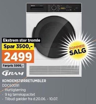 Power Kondenstørretumbler tilbud