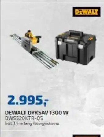 Davidsen Dewalt Dyksav 1300 W tilbud