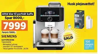 Siemens Kaffemaskine T1924301RW