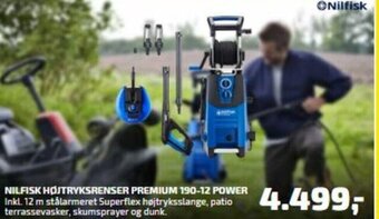 Davidsen Nilfisk Højtryksrenser Premium 190-12 Power tilbud