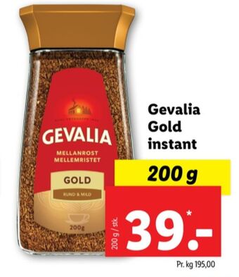 Lidl Gold instant kaffe tilbud
