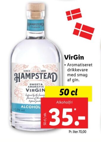 Lidl Hampstead gin tilbud