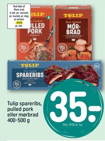 Tulip spareribs