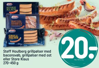 REMA 1000 Steff houlberg grillpølser tilbud