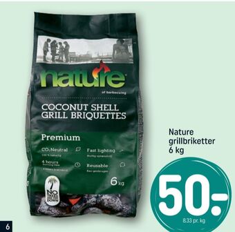 REMA 1000 Nature grillbriketter tilbud