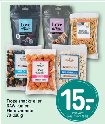 REMA 1000 Trope snacks tilbud