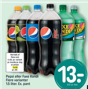 REMA 1000 Lime cola tilbud