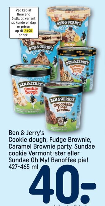 REMA 1000 Ben & jerry's is tilbud