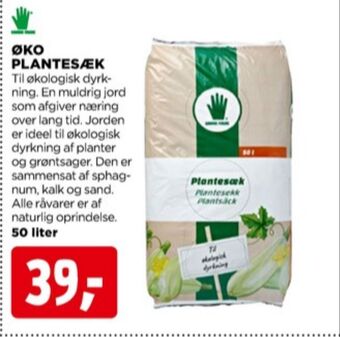 jem & fix Grønne fingre plantesæk tilbud